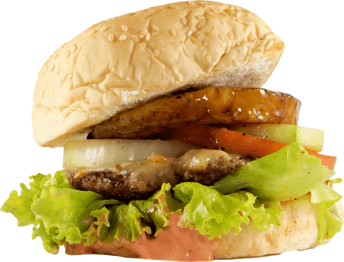 zestylicious Hawaiian Teriyaki Burger